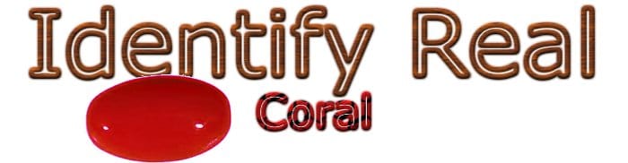 identify real original coral