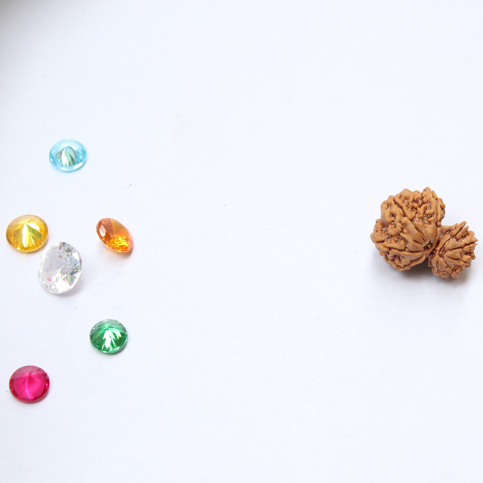 Naturally Joined Gauri Shankar Rudraksha Bead Shiva Parvati Divine Union