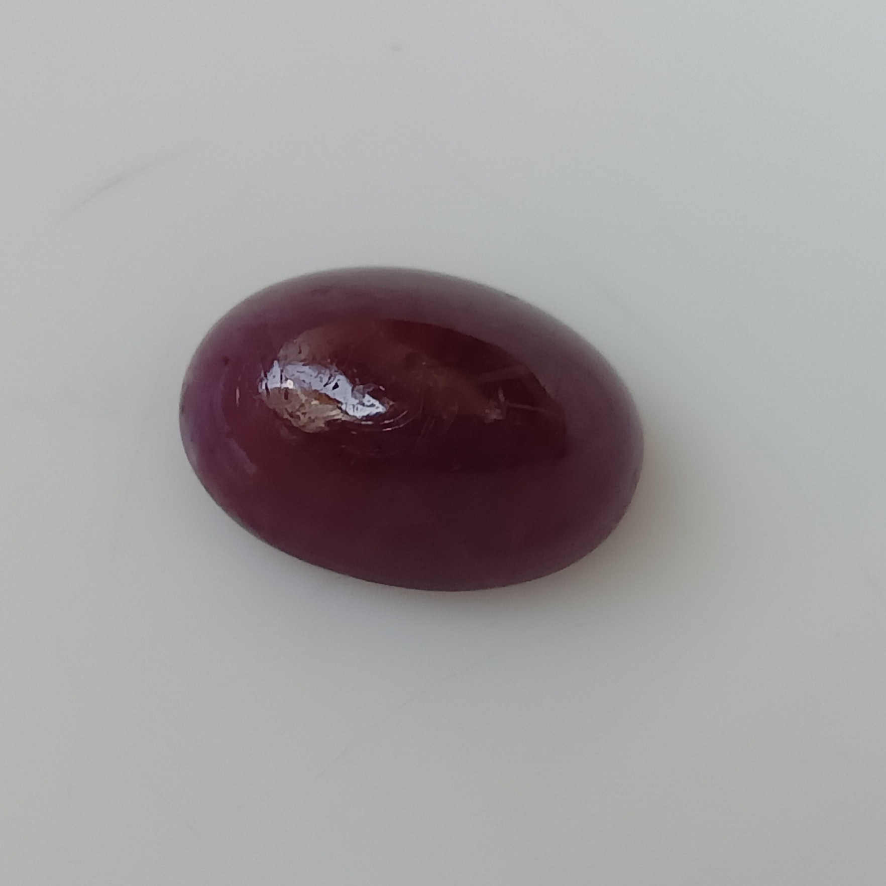 Natural Unheated Ruby Manik 7.81 Carat Sun God Surya Central Navratna Gem