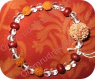 Picture of Rudraksha spatik bracelet 1