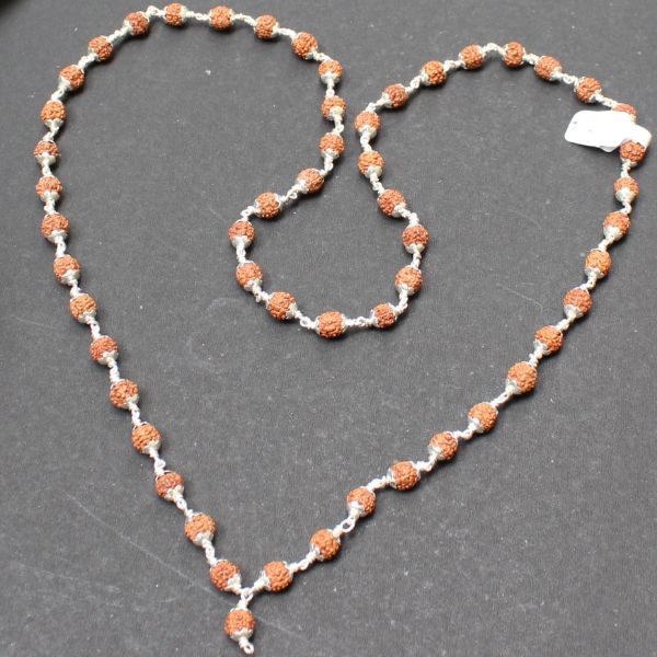7 mukhi silver mala