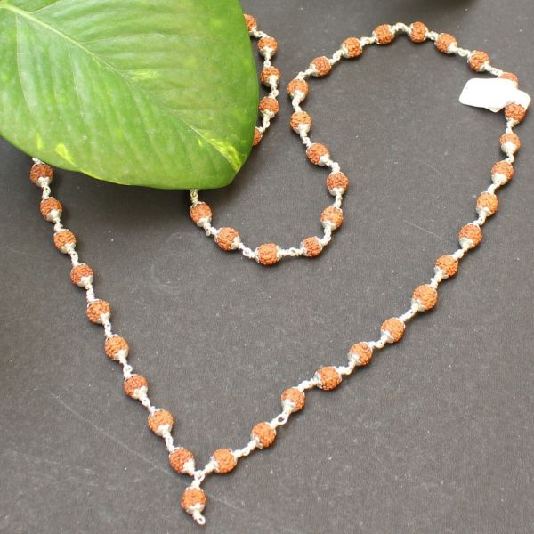 7 mukhi silver mala