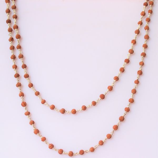 5mm bead silver mala