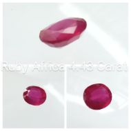 Ruby Africa 4.43 Carat 