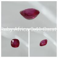 Ruby Africa 3.41 Carat 