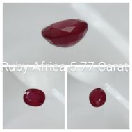 Ruby Africa 5.77 Carat 