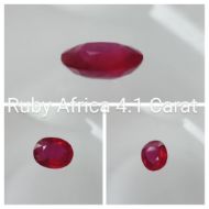 Ruby Africa 4.1 Carat 