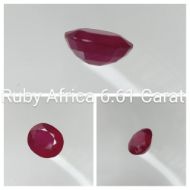 Ruby Africa 6.61 Carat 