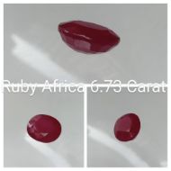 Ruby Africa 6.73 Carat 
