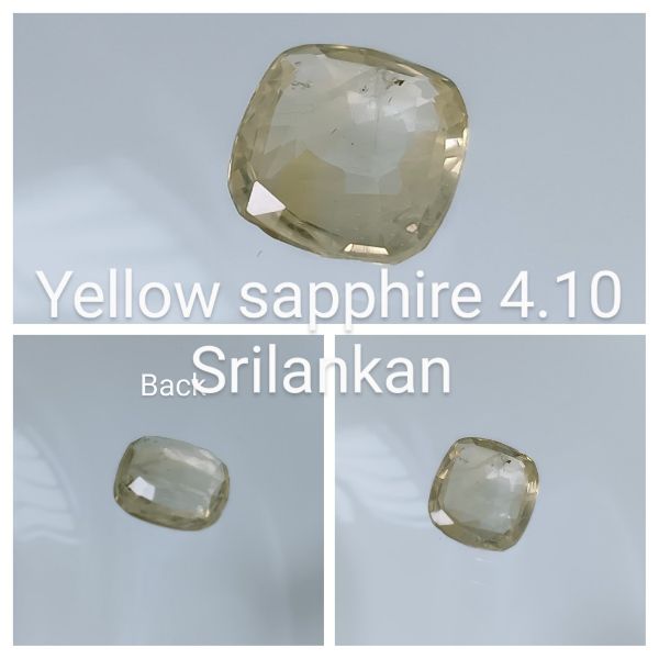 Yellow Sapphire - 4.10 carats