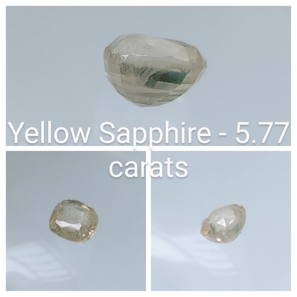 Yellow Sapphire - 5.77 carats