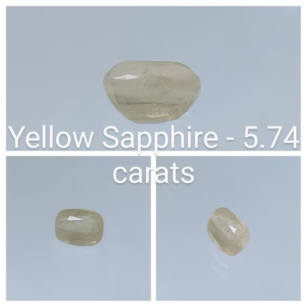 Yellow Sapphire - 5.74 carats