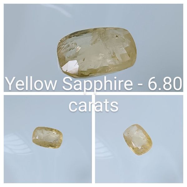Yellow Sapphire - 6.80 carats