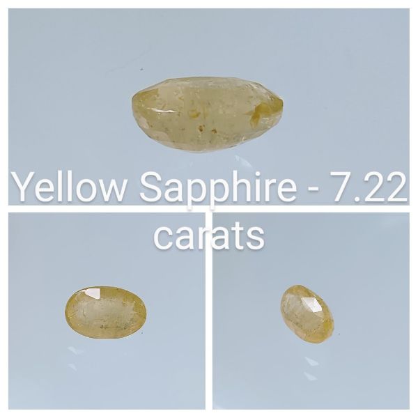 Yellow Sapphire - 7.22 carats