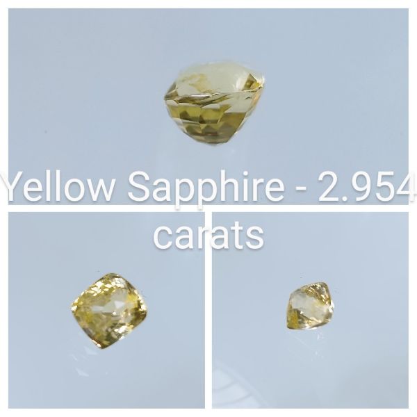 Yellow Sapphire - 2.954 carats
