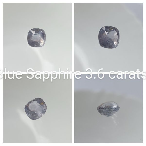 Blue Sapphire 3.6 carats 