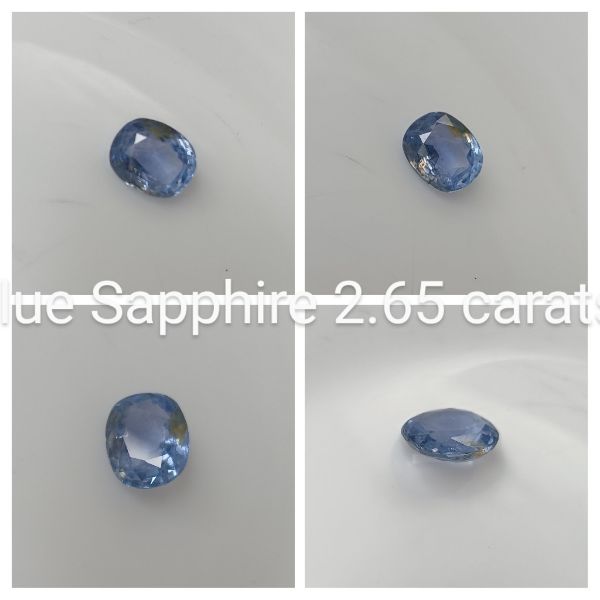Blue Sapphire 2.65 carats 