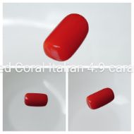 Red Coral Italian 4.9 carats