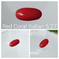 Red Coral Italian 5.27 carats