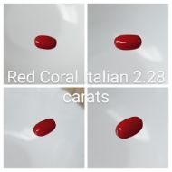 Red Coral Italian 2.28 carats