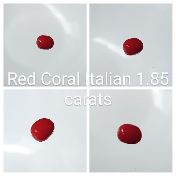 Red Coral Italian 1.85 carats