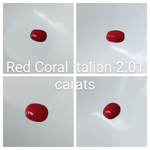 Red Coral Italian 2.01 carats