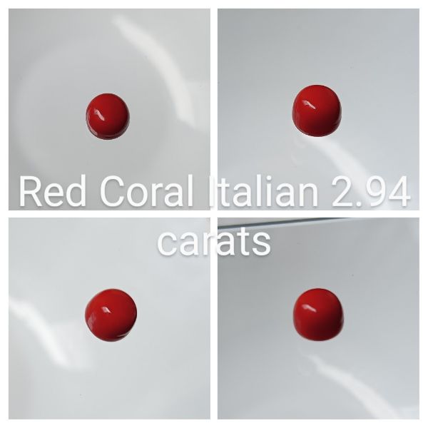 Red Coral Italian 2.94 carats