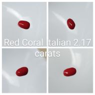 Red Coral Italian 2.17 carats