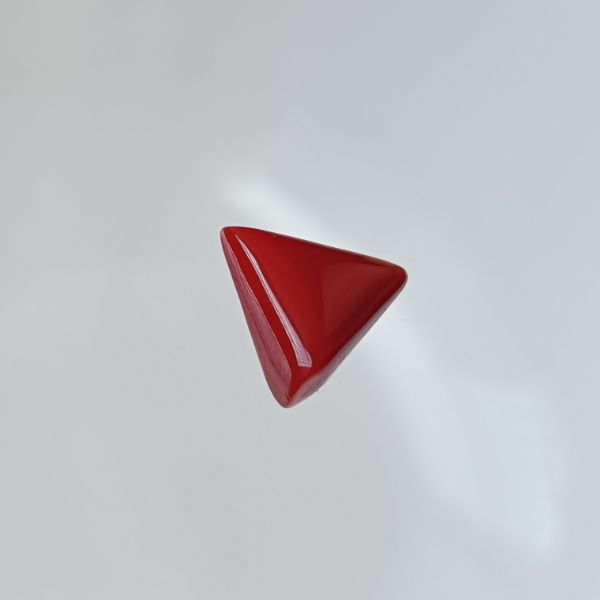 Red Coral Triangle 2.73 carats