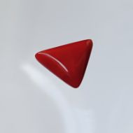 Red Coral Triangle 6.1 carats 