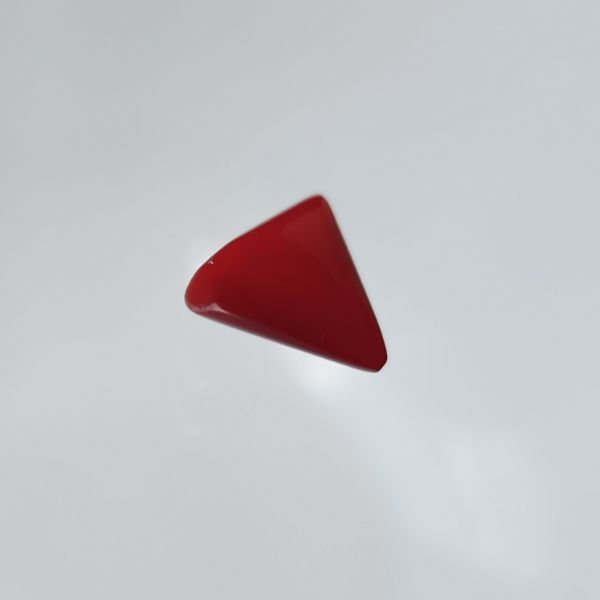 Red Coral Triangle 2.73 carats