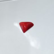 Red Coral Triangle 4.1 carats 