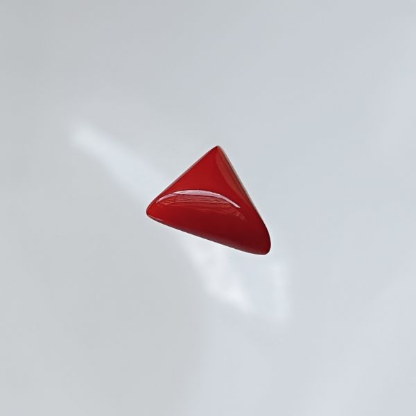 Red Coral Triangle 2.62 carats