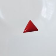 Red Coral Triangle 2.62 carats