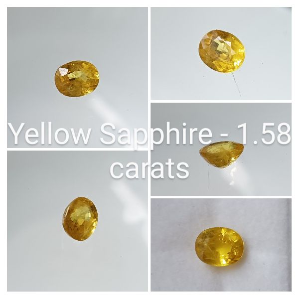 Yellow Sapphire - 1.58 carats