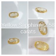 Yellow Sapphire - 2.58 carats