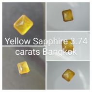 Yellow Sapphire 3.74 carats Bangkok