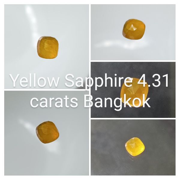 Yellow Sapphire 4.31 carats Bangkok