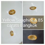 Yellow Sapphire 4.85 carats Bangkok  back to product list