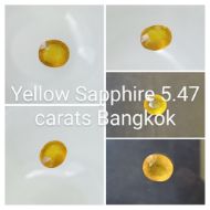 Yellow Sapphire 5.47 carats Bangkok