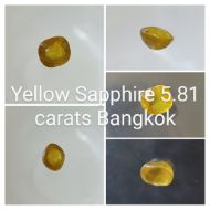 Yellow Sapphire 5.81 carats Bangkok