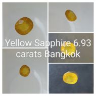 Yellow Sapphire 6.93 carats Bangkok
