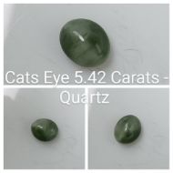 Cats Eye 5.42 Carats - Quartz 