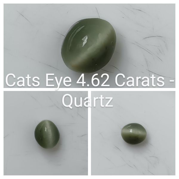 Cats Eye 4.62 Carats - Quartz 