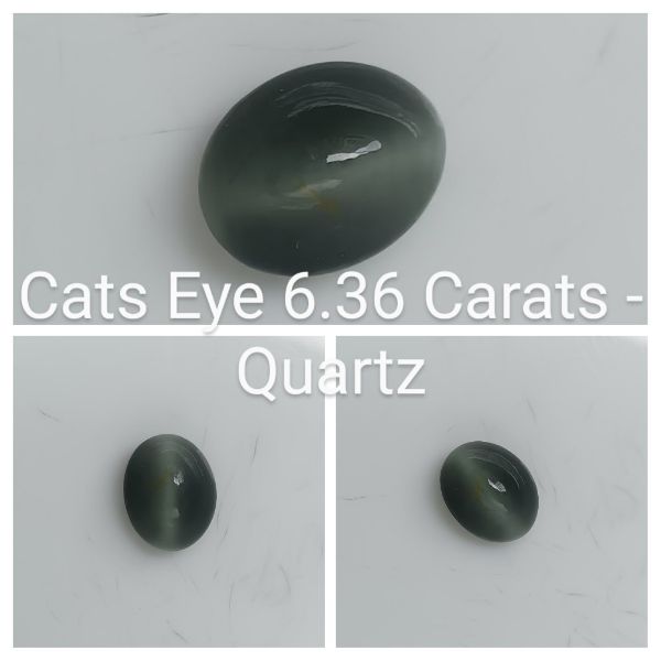 Cats Eye 6.36 Carats - Quartz