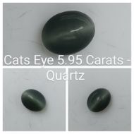 Cats Eye 5.95 Carats - Quartz 