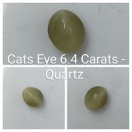 Cats Eye 6.4 Carats - Quartz 