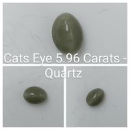 Cats Eye 5.96 Carats - Quartz 