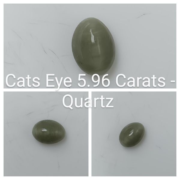Cats Eye 5.96 Carats - Quartz 