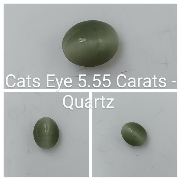 Cats Eye 5.55 Carats - Quartz 